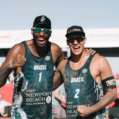 Evandro, Arthur Lanci, vôlei de praia