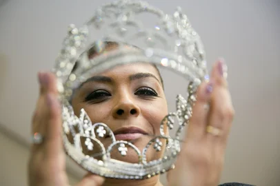 PORTO ALEGRE, RS, BRASIL, 28-04-2016.30 anos que Deise Nunes ganhou o concurso de Miss Brasil . (FOTO ANDRÉA GRAIZ/AGÊNCIA RBS).<!-- NICAID(12167624) -->