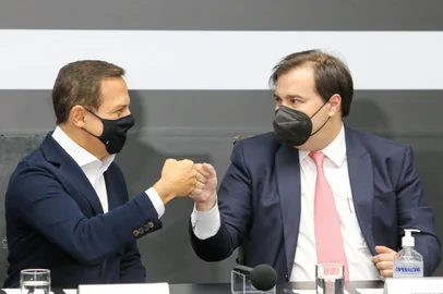 O Governador do Estado de São Paulo João Doria durante a Posse do Secretario de secretário de Projetos e Ações Estratégicas Rodrigo Maia. Dia:20/08/2021 Local: São Paulo/SP Foto: Governo do Estado de São Paulo<!-- NICAID(14867931) -->