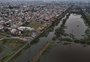 Dois terços do dique do Sarandi precisam de obras de reforço; em vídeo, veja como está o local onde houve vazamento