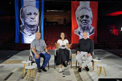 Vitória Nascimento / Agencia RBS Conduzido pela comunicadora Alice Bastos Neves, Felipão & Abel: o encontro vai ao ar na próxima sexta-feira, dia 23, na RBS TV<!-- NICAID(16206565) -->