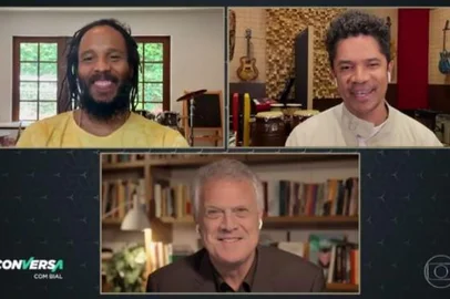 Ziggy Marley no Conversa com Bial<!-- NICAID(14829066) -->