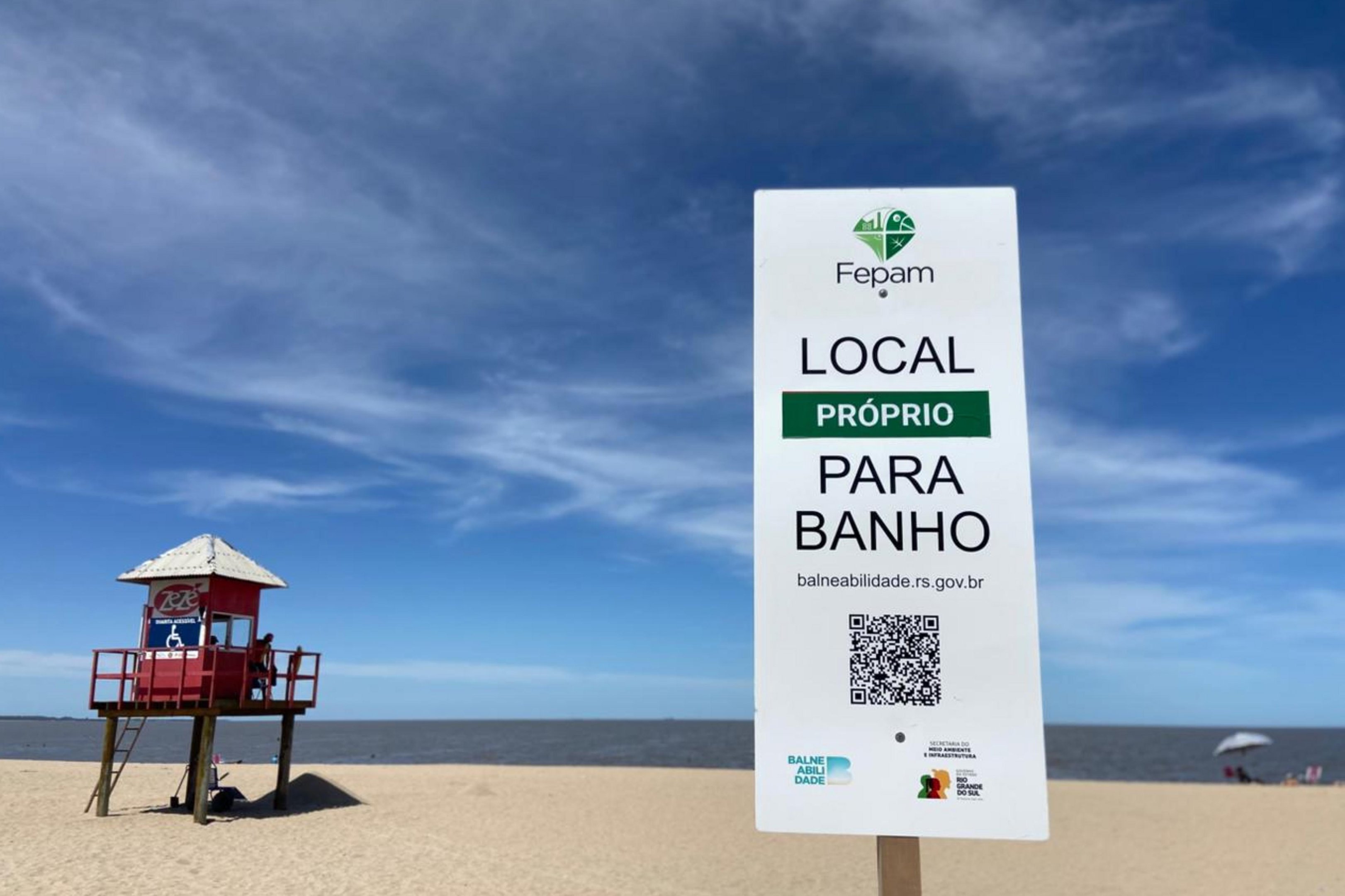 Fepam libera banho em todos os pontos do Laranjal, em Pelotas