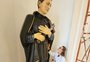 Santo de 2m80cm de altura e 300 quilos é restaurado na Igreja São Geraldo, em Porto Alegre