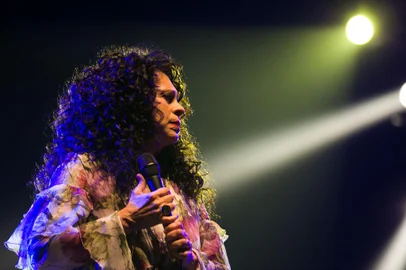 PORTO ALEGRE, RS, BRASIL, 02-10-2015. Gal Costa apresenta o show Estratosférica no Araújo Vianna. (FOTO ANDRÉA GRAIZ/AGÊNCIA RBS, REDE SOCIAL).<!-- NICAID(11727746) -->