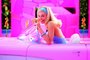Margot Robbie no filme Barbie (2023), de Greta Gerwig.<!-- NICAID(15484477) -->