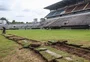 Caxias inicia implementação de novo sistema de irrigação do gramado do Centenário