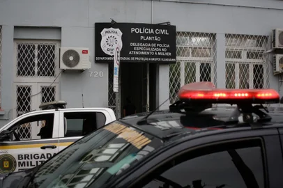 Porto Alegre, RS, Brasil, 02-04-2024: Delegacia de Polícia Especializada no Atendimento à Mulher, Departamento Estadual de Proteção à Grupos Vulneráveis, no Palácio da Polícia. Foto: Mateus Bruxel / Agência RBSIndexador: Mateus Bruxel<!-- NICAID(15723073) -->