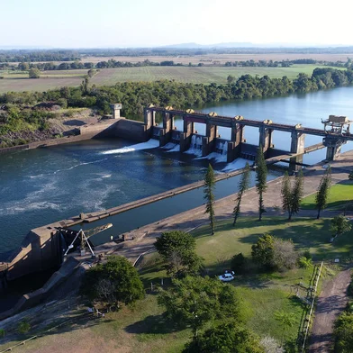 Barragem da Eclusa em Bom Retiro do Sul, no Vale do Taquari<!-- NICAID(15184868) -->