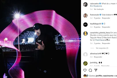 Caio Casdtro no Rock in Rio 2022