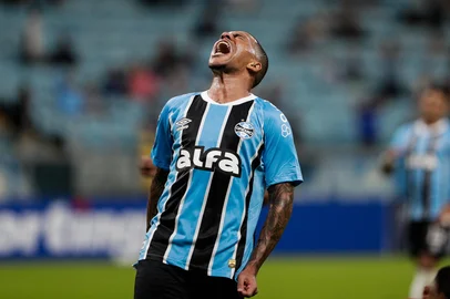 Porto Alegre, RS, Brasil, 08-04-2025: Grêmio vs Atlético Grau pela Copa Sul-Americana, na Arena. Foto: Renan Mattos / Agência RBS<!-- NICAID(16013096) -->
