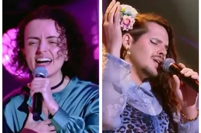 As gaúchas Hevelyn Costa e Sá Biá se apresentaram no Tira-Teima do The Voice Brasil e passaram para a próxima fase do programa.<!-- NICAID(15288007) -->