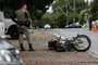 PORTO ALEGRE, RS, BRASIL,  18/05/2022- Motociclista morre em acidente na avenida Cavalhada. Foto: Mateus Bruxel/ Agência RBSIndexador: Mateus Bruxel<!-- NICAID(15099097) -->