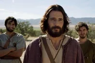 Jonathan Roumie, George H. Xanthis, and Abe Bueno-Jallad in Thunder (2021)<!-- NICAID(15710511) -->