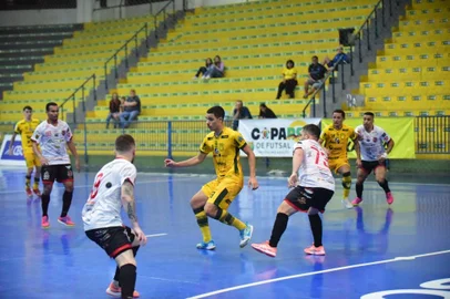 Lance de jogo da Assoeva de Venâncio Aires na Copa RS 2024.
