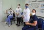 Em Flores da Cunha, duas enfermeiras são as primeiras vacinadas contra a covid-19