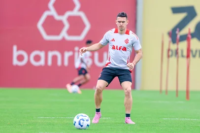 Ricardo Duarte / Inter,Divulgação Borré em treino do Inter<!-- NICAID(16150117) -->