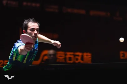 Hugo Calderano, tênis de mesa