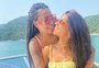 Ludmilla renova votos de casamento com Brunna Gonçalves em praia no Caribe