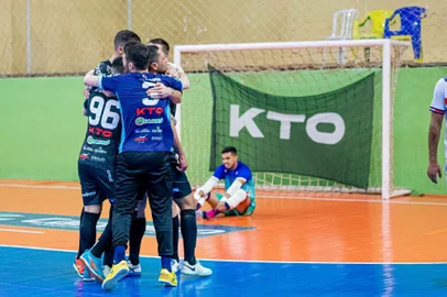 Gol do Lagoa EC futsal gauchão série A 2023