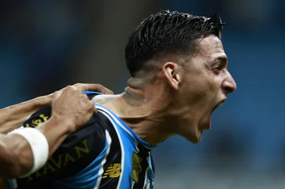 PORTO ALEGRE, RS, BRASIL, 20-05-2026: Grêmio vs Palestino, na Arena, pela Copa Sul-Americana 2026. Foto: Jefferson Botega/Agência RBSIndexador: jeff botega<!-- NICAID(16289885) -->