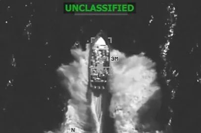 @Southcom / X / Reprodução Novo ataque dos EUA contra barco no Pacífico deixa quatro mortos<!-- NICAID(16180851) -->