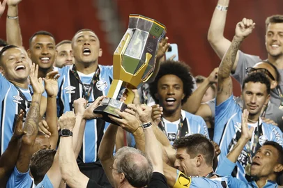 PORTO ALEGRE, RS, BRASIL, 08/03/2026: Inter e Grêmio se enfrentam no Estádio Beira-Rio, no Gre-Nal de número 451, no jogo de volta da final do Campeonato Gaúcho de 2026, o Gauchão. Após o jogo de ida, na Arena, terminar em 3 a 0 para o Grêmio, o Internacional recebe o adversário em casa com a missão de tentar reverter o placar e conquistar o bicampeonato estadual.  Foto: André Ávila/Agência RBS<!-- NICAID(16240781) -->