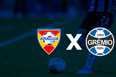 futebol, escudos, montagem, copa sul-americana, aragua, grêmio<!-- NICAID(14784903) -->