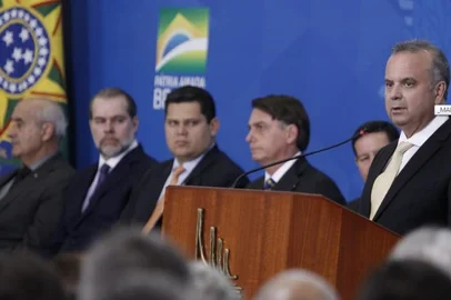 Rogério Marinho toma posse como ministro do desenvolvimento regional.<!-- NICAID(14965937) -->