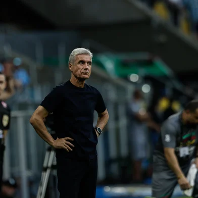 PORTO ALEGRE, RS, BRASIL, 07-02-2026: Jogo entre Grêmio x Novo Hamburgo, na Arena do Grêmio, neste sábado valendo classificação para a semifinal do Campeonato Gaúcho 2026. A partida única é válida pelas quartas de final do campeonato estadual. (Foto: André Ávila/Agência RBS)Indexador: Andre Avila<!-- NICAID(16220907) -->