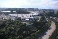 CAXIAS DO SUL, RS, BRASIL, 02/03/2026. Passeio de helicóptero sobre os pavilhões da Festa da Uva. (Ariéli Ziegler/Agência RBS)Indexador: Arieli Ziegler<!-- NICAID(16237020) -->