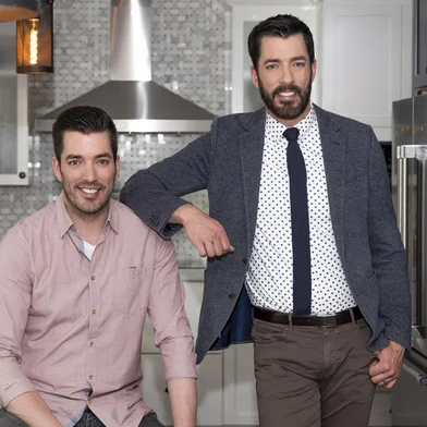 drew with should on jonathan, jonathan sitting in new kitchen<!-- NICAID(14528648) -->
