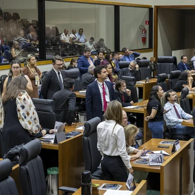 Plenário da Câmara Municipal de Porto Alegre nesta quarta-feira.<!-- NICAID(15933989) -->