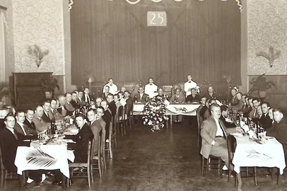 Festa de 25 anos da Central das Caixas Rurais, atual Sicredi Origens, em 1950<!-- NICAID(16114385) -->