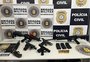 Operação da Polícia Civil apreende fuzil, carabina e prende casal no norte do RS