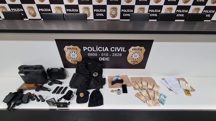 Polícia Civil / Divulgação Polícia Civil / Divulgação