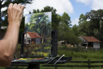 Coletivo Plein Air Gramado, do Projeto Gramado Natural – 1º primeiro encontro de pintura ao ar livre<!-- NICAID(15707837) -->
