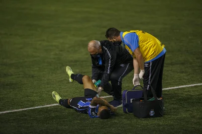 PORTO ALEGRE, RS, BRASIL, 22/03/2021- São José x Grêmio: jogo atrasado da terceira rodada do Gauchão. Foto: Jefferson Botega / Agencia RBSIndexador: Jeff Botega<!-- NICAID(14740846) -->