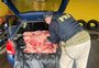 PRF prende homem com quase 300 quilos de carne de capivara sem procedência em Santana do Livramento