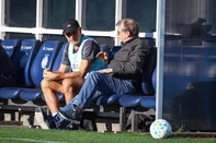 Odorico Roman e Renato Portaluppi no Grêmio<!-- NICAID(16386606) -->