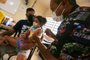Viamão, RS, BRASIL,  19/01/2021- Vacinação infantil no Colégio Alberto Pasqualini, em Viamão. Na foto, Pietra Luisa Carriso. Foto: Lauro Alves / Agencia RBS<!-- NICAID(14993574) -->