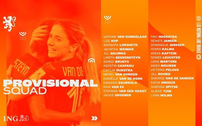 (Oranje Leeuwinnen/Divulgação)