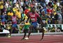 Americanos dominam o pódio dos 100 metros no Mundial de Atletismo