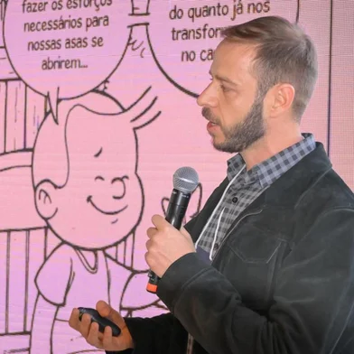 Tiago Schmitz, criador da marca Charlie Brownie.<!-- NICAID(16276189) -->