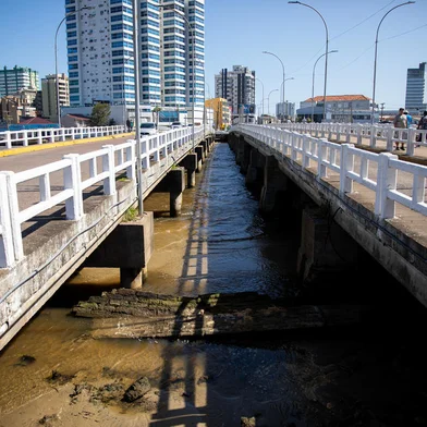 TRAMANDAÍ, RS, BRASIL, 06.11.2023: Ponte Tramandaí / Imbé. Foto: Camila Hermes/Agência RBS<!-- NICAID(15589405) -->