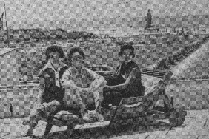 Terraço do Hotel Atlântida em 1955.