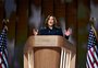 Em discurso, Kamala Harris prega união nacional e diz que se eleita, será uma presidente que "guia e escuta"