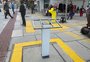 Mapas de acessibilidade recém-instalados são alvo de vandalismo no centro de Porto Alegre