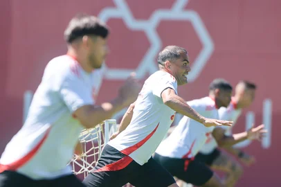 Ricardo Duarte / Inter/Divulgação Gabriel Mercado em treino do Inter<!-- NICAID(16133619) -->