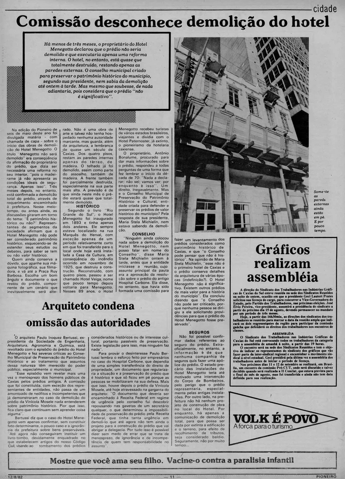 Jornal Pioneiro / reprodução